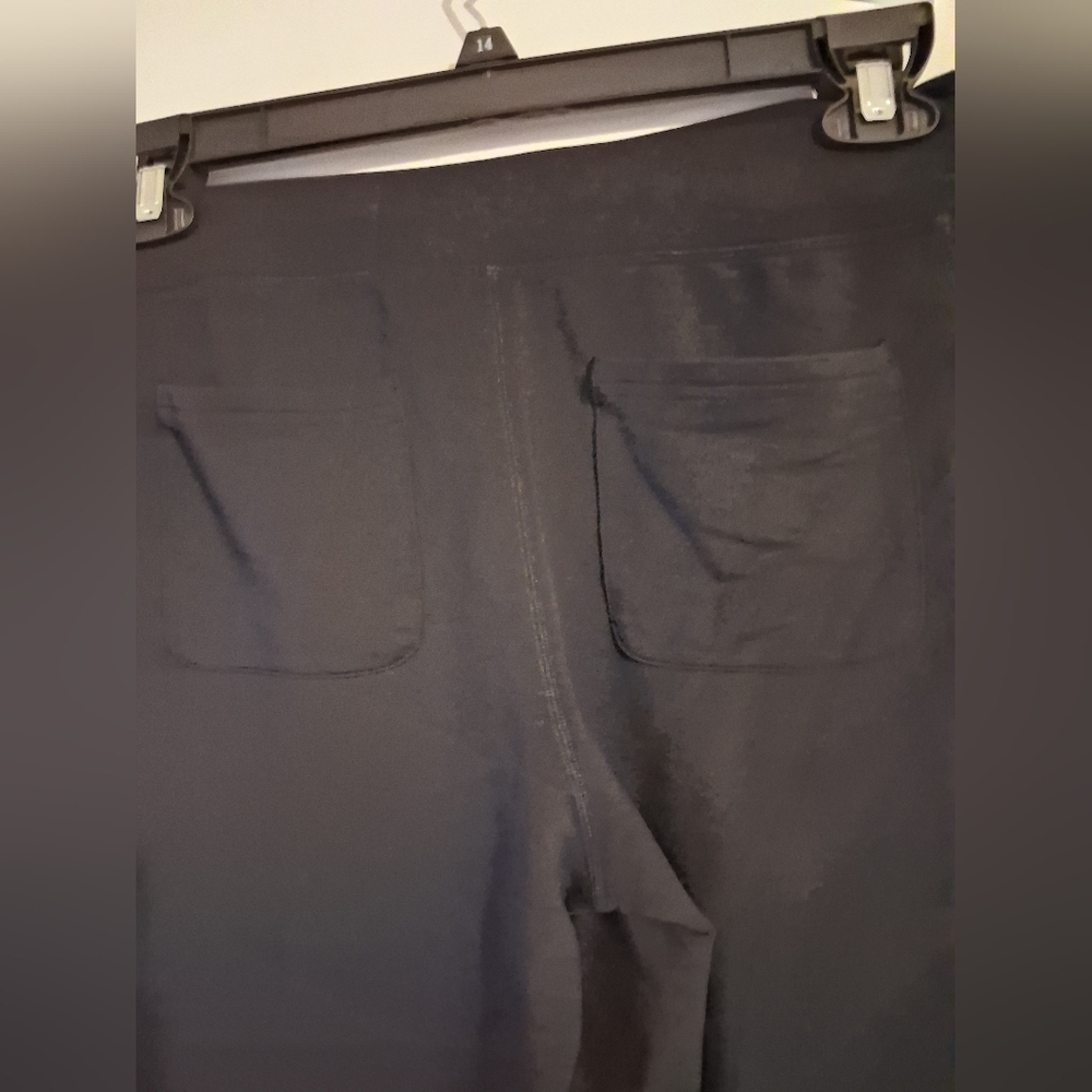 Skechers Women's Wide Leg Black Pants - Picture 5 of 7